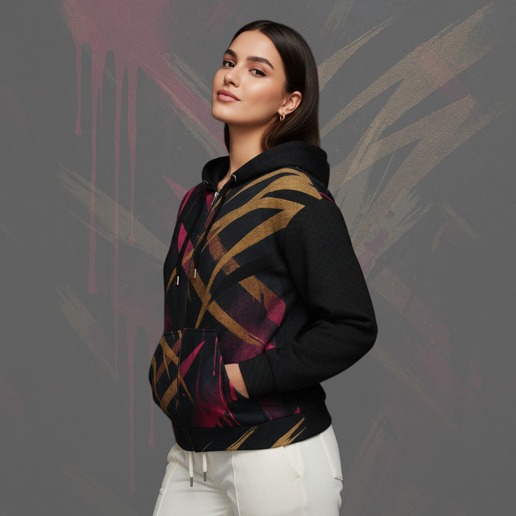 Women's Luxe Bar Hoodie (No.09)