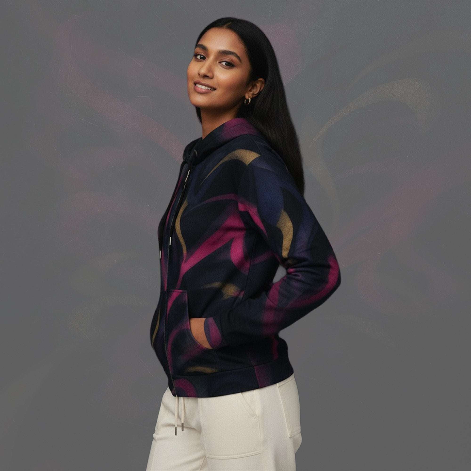 Women's Luxe Bar Hoodie (No.12)