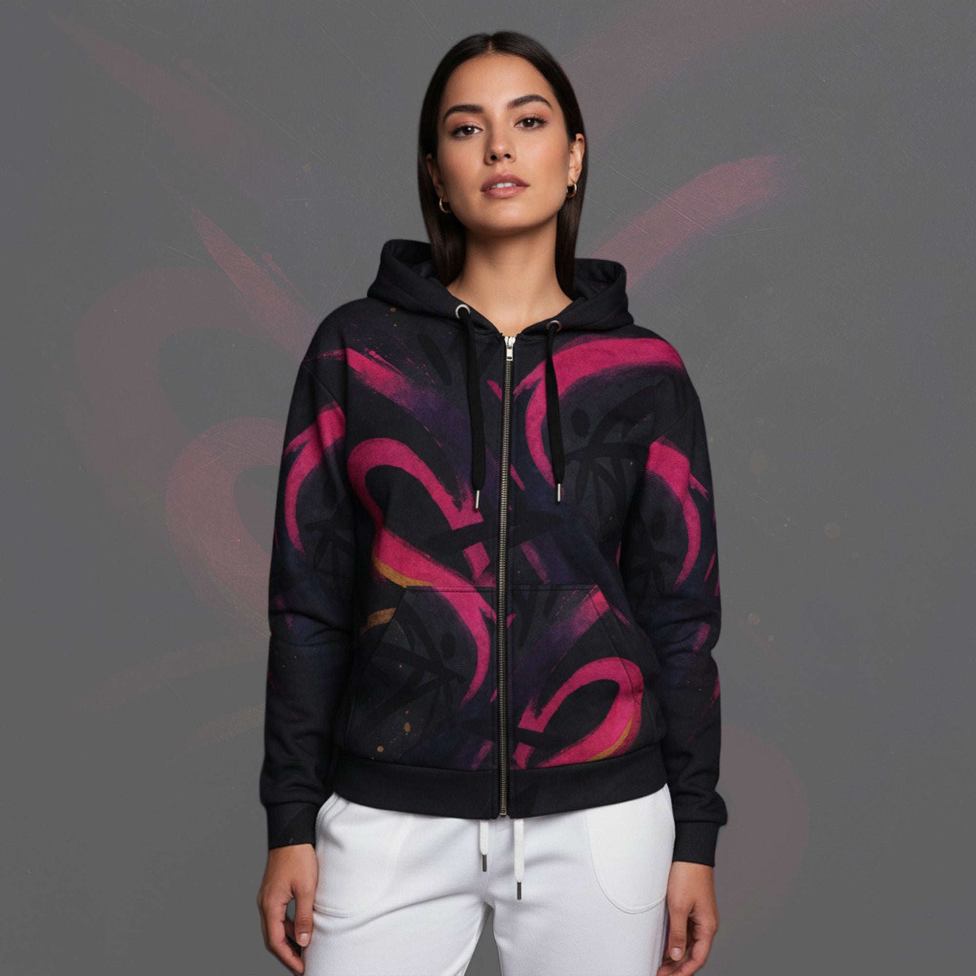 Women's Luxe Bar Hoodie (No.16)