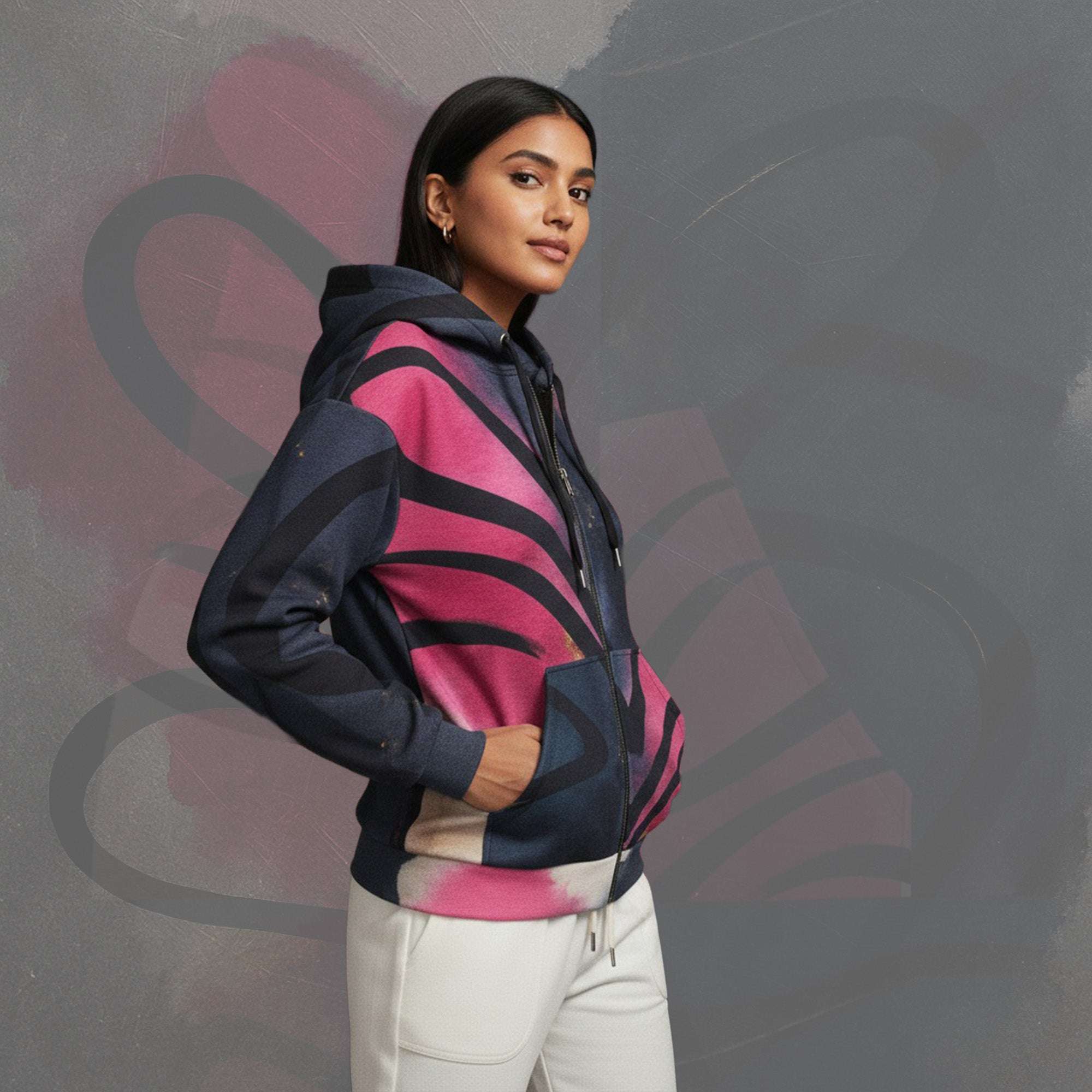 Women's Luxe Bar Hoodie (No.17)