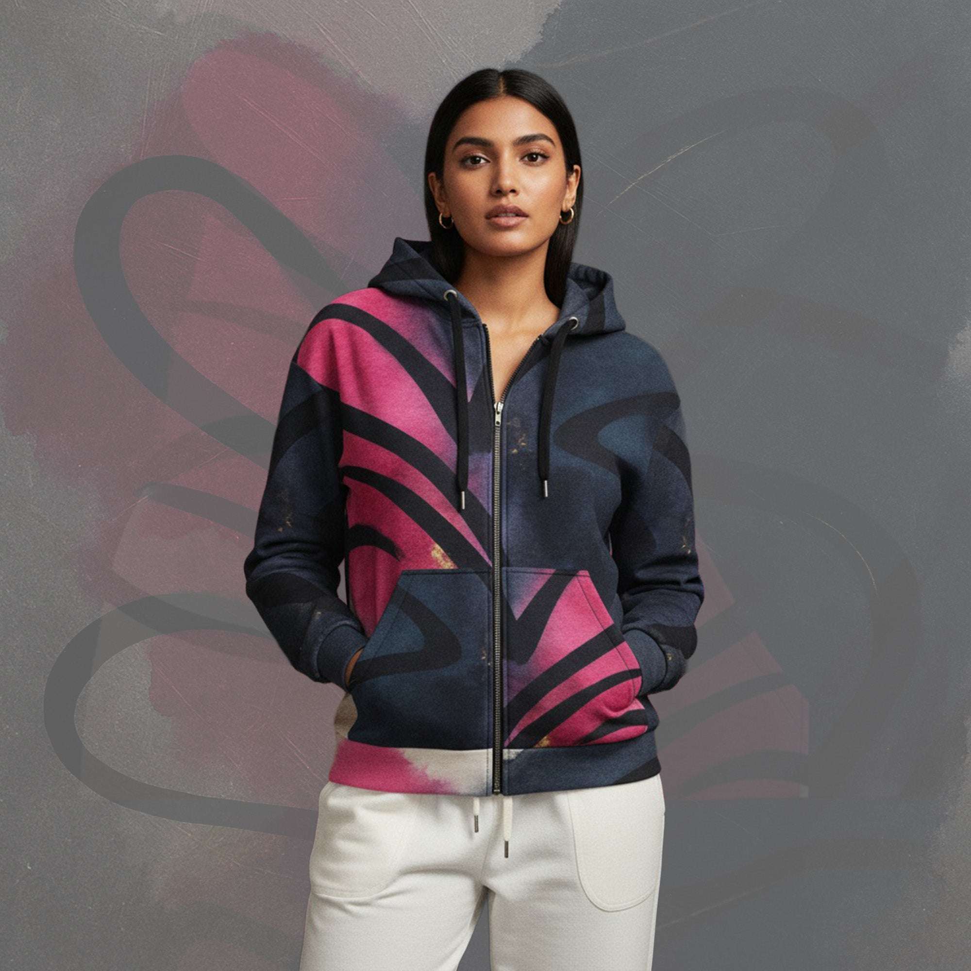 Women's Luxe Bar Hoodie (No.17)