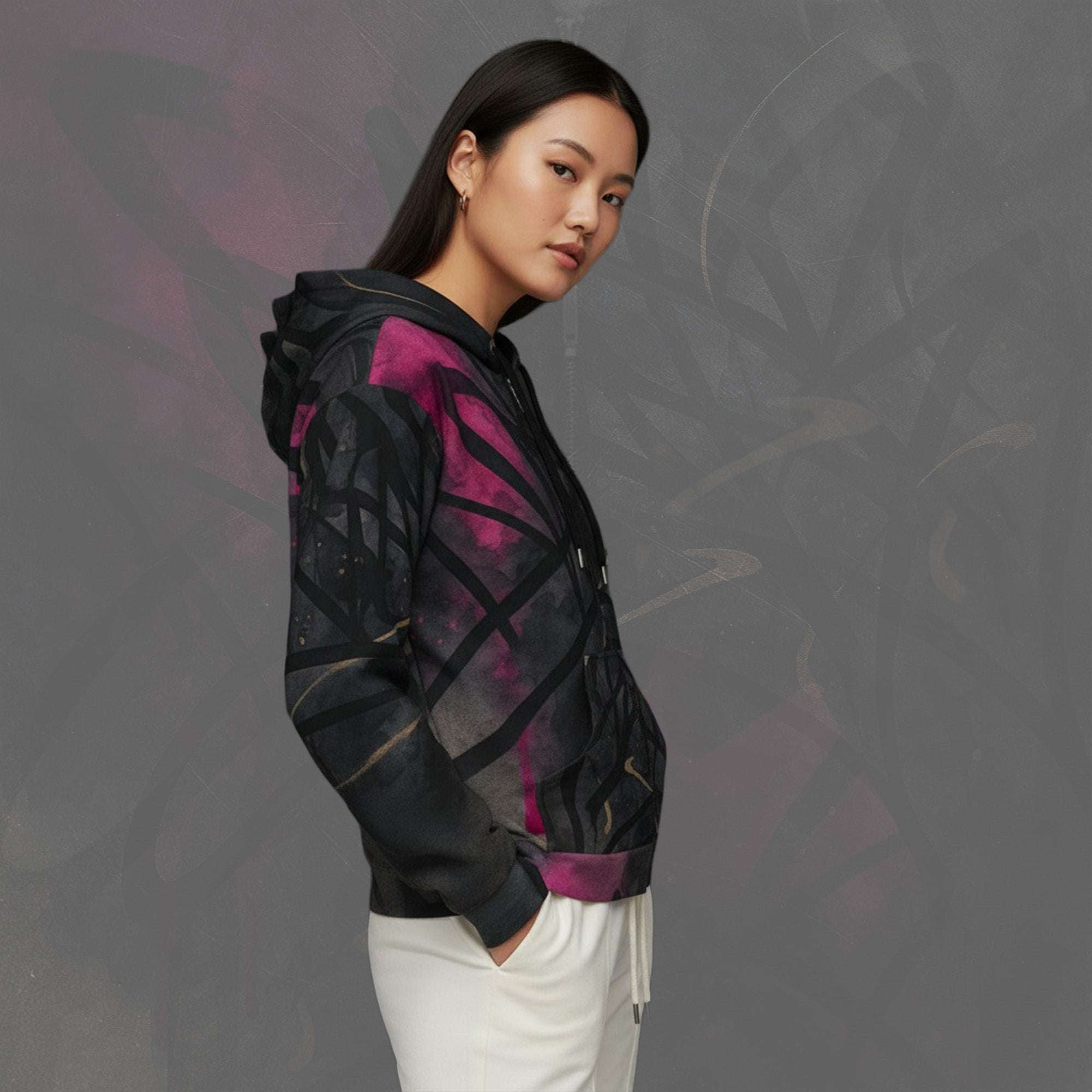 Women's Luxe Bar Hoodie (No.18)