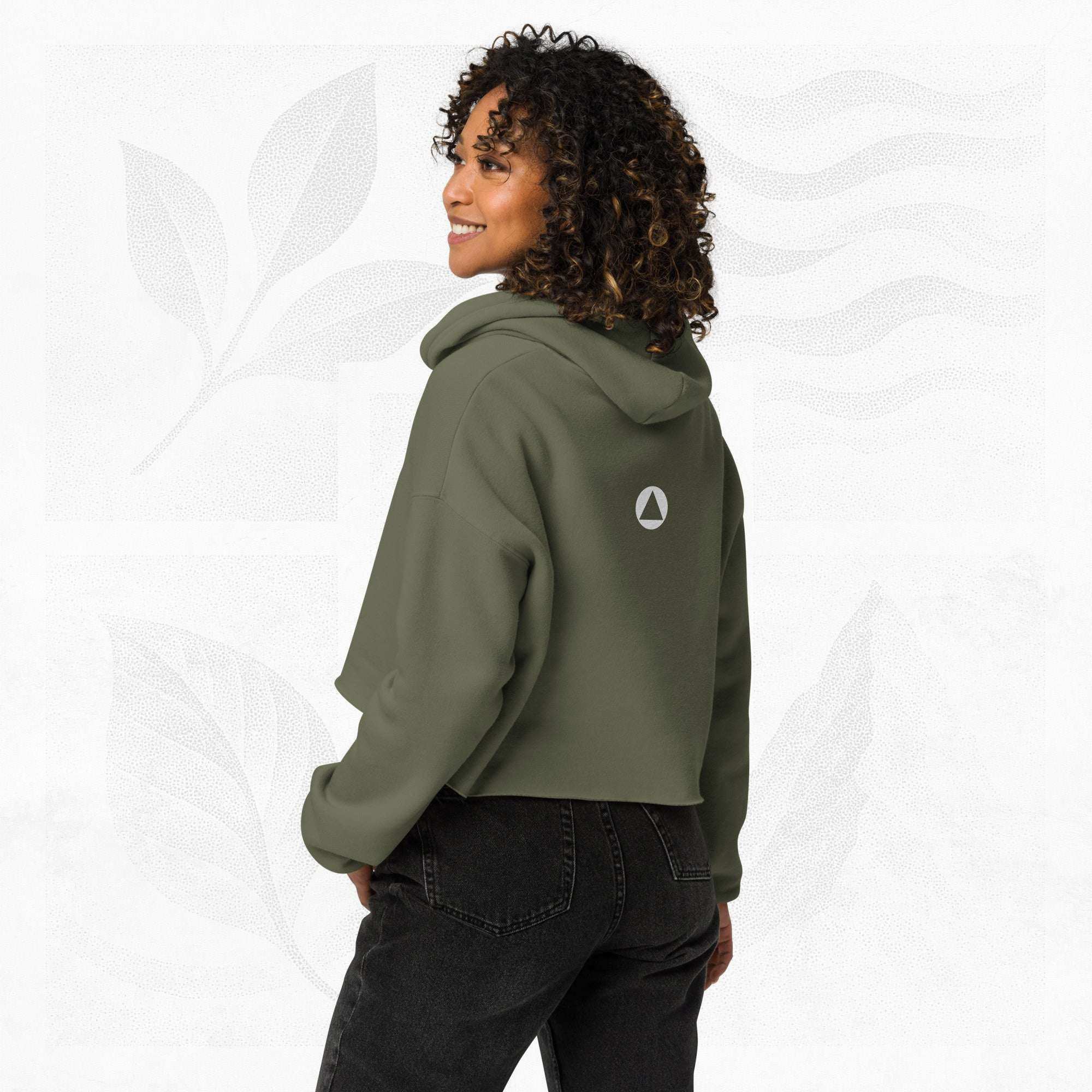 Women’s FrameEdge Crop Hoodie (No.05)