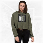 Women’s FrameEdge Crop Hoodie (No.07)