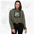 Women’s FrameEdge Crop Hoodie (No.10)