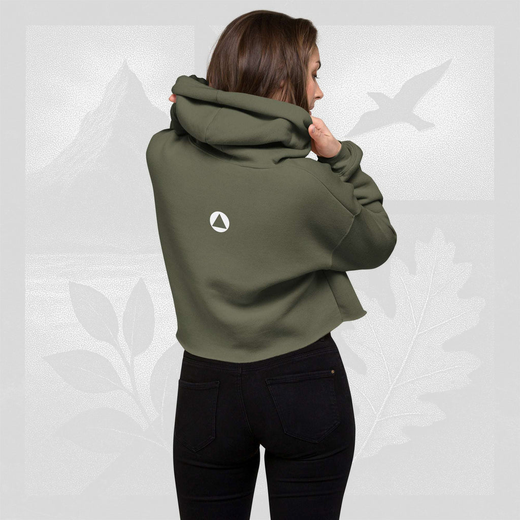 Women’s FrameEdge Crop Hoodie (No.13)
