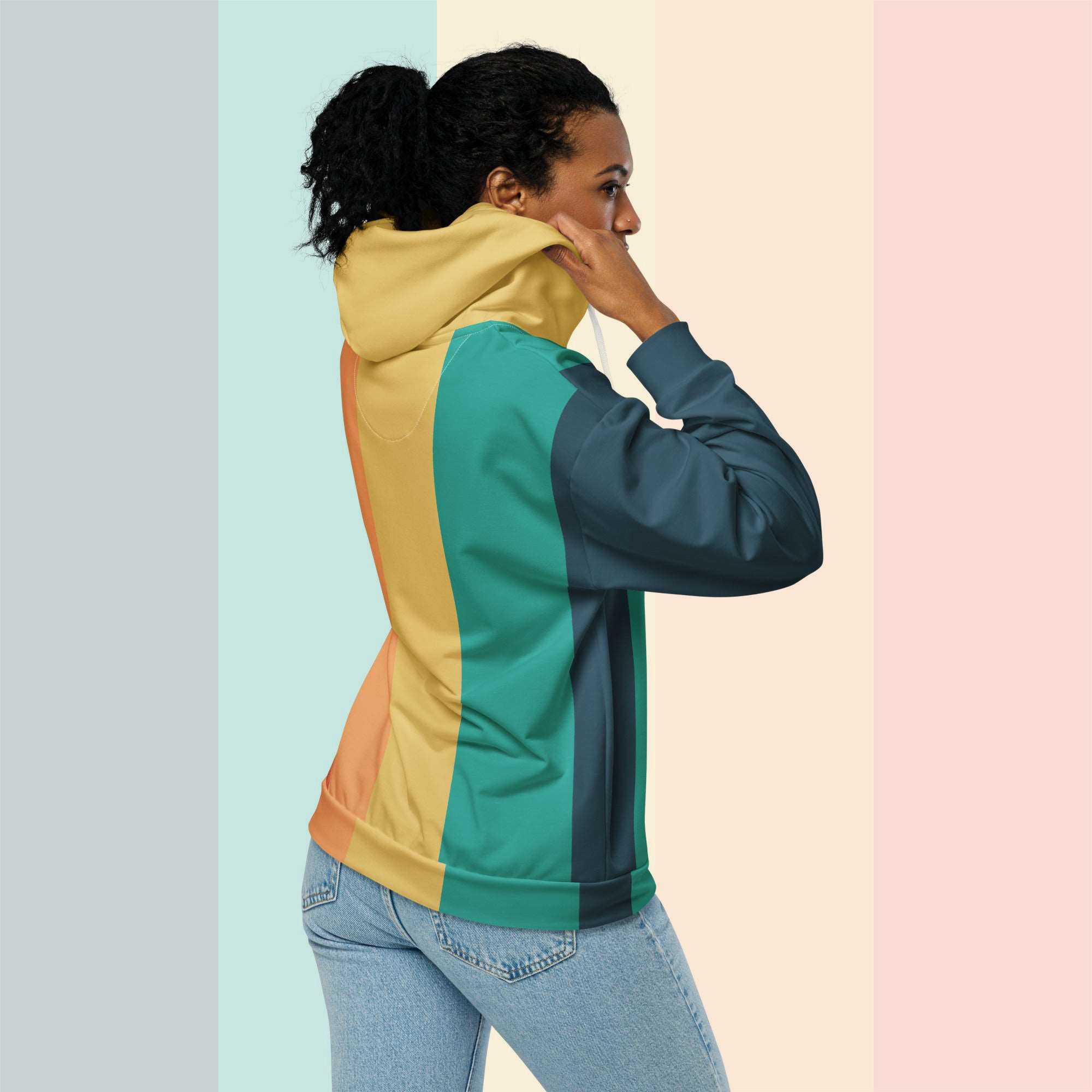 Women's Palette Strip Hoodie (No.04)