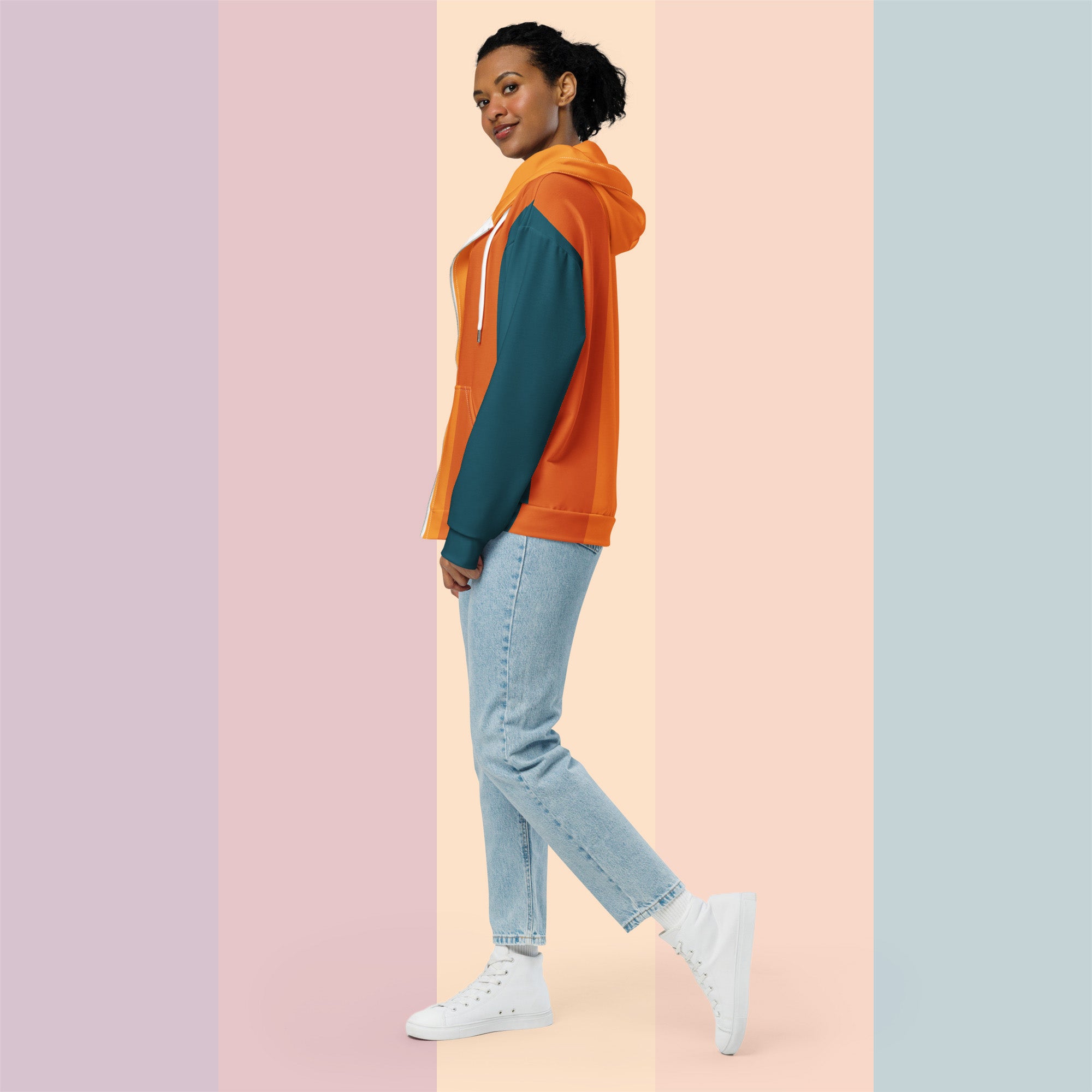 Women's Palette Strip Hoodie (No.05)
