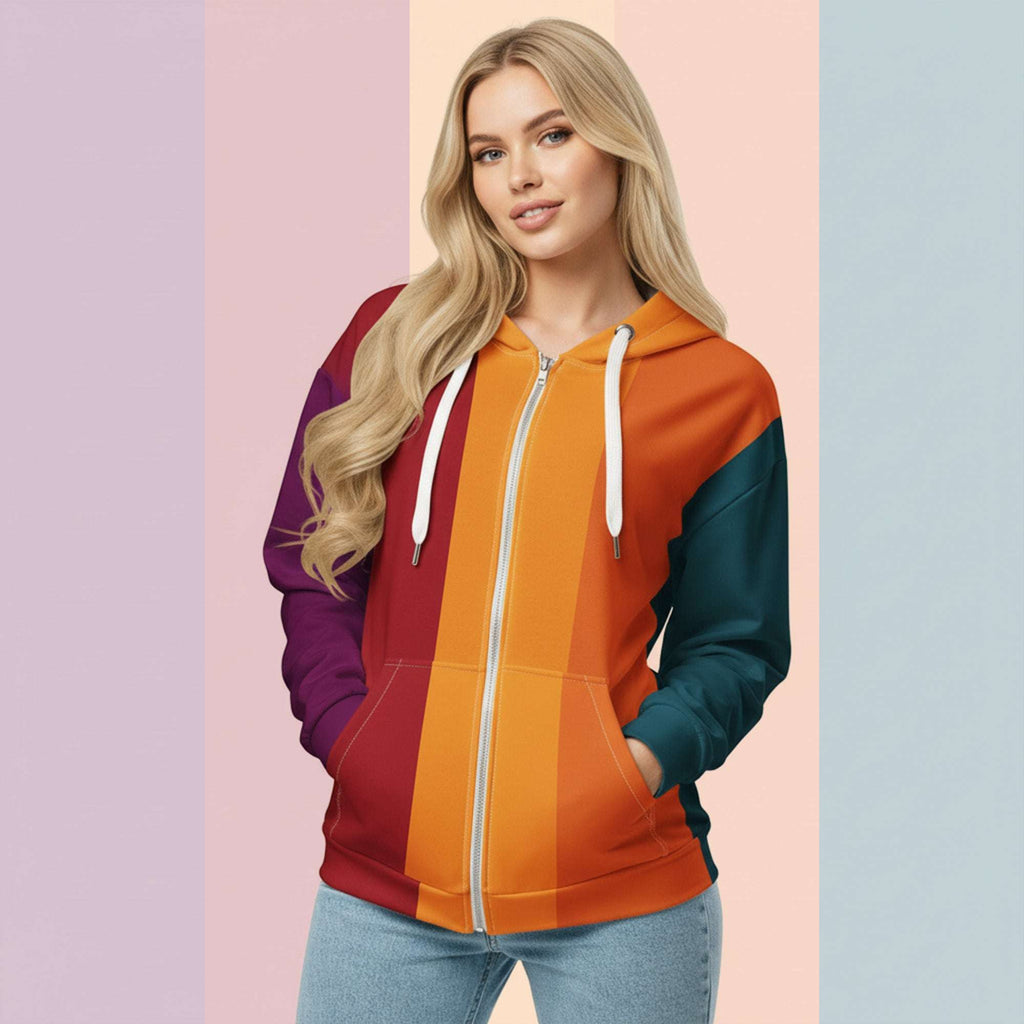 Women's Palette Strip Hoodie (No.05)