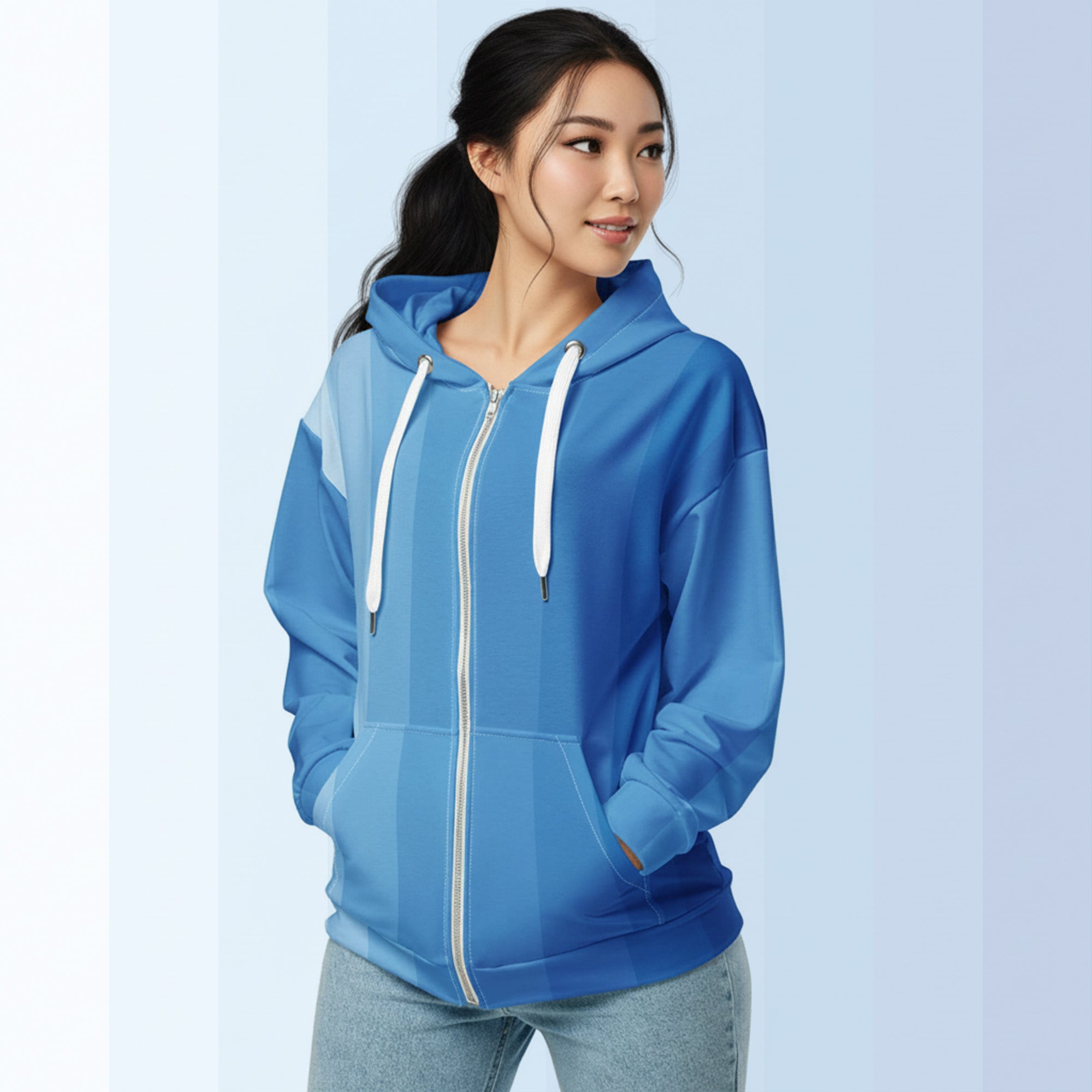 Women's Palette Strip Hoodie (No.08)