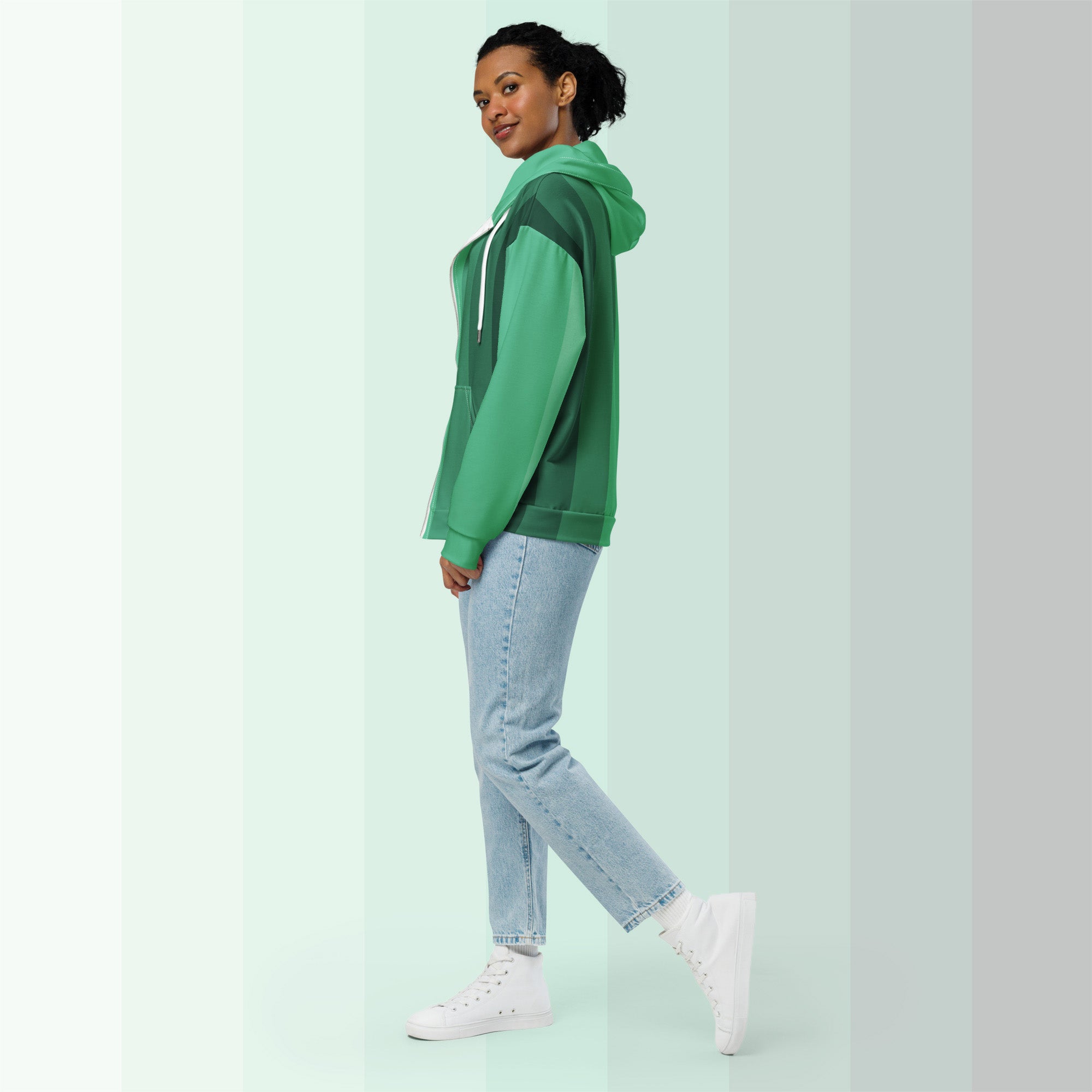 Women's Palette Strip Hoodie (No.09)