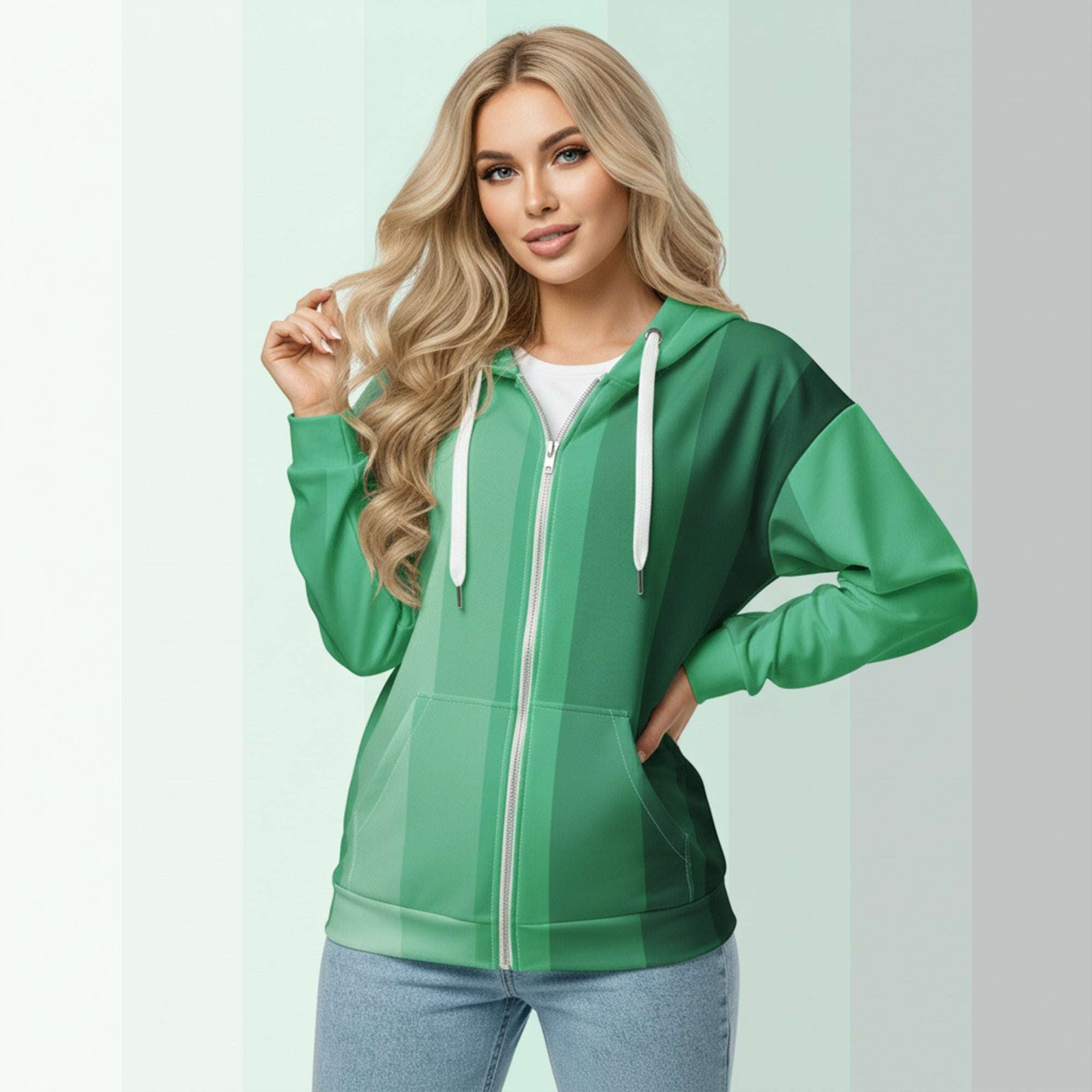 Women's Palette Strip Hoodie (No.09)