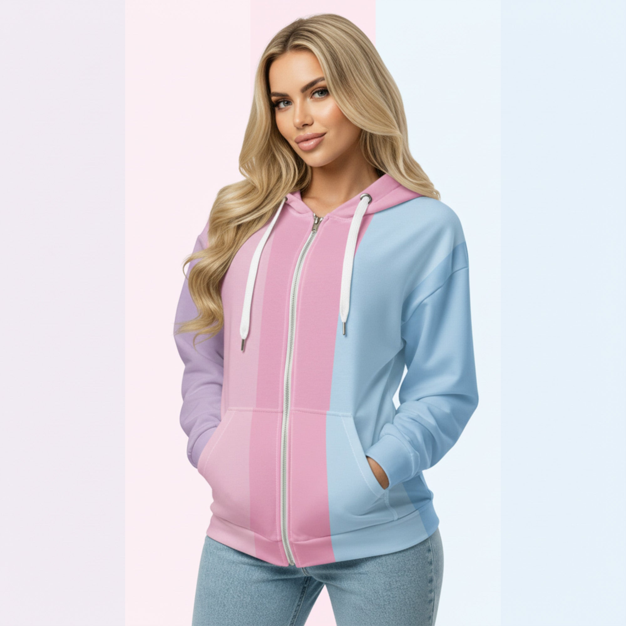 Women's Palette Strip Hoodie
