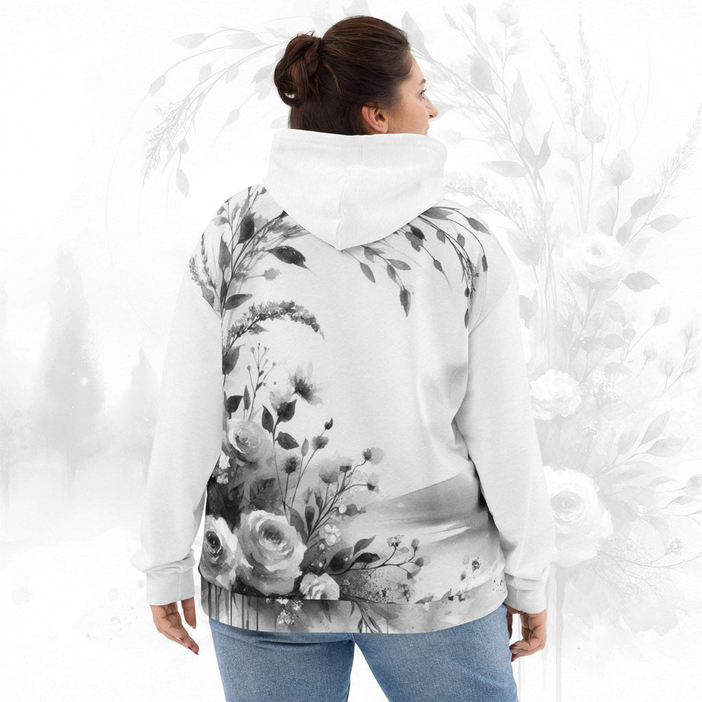 Women's Watercolour-Print Muse Hoodie (No.06)