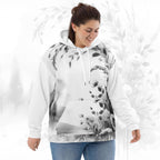 Women's Watercolour-Print Muse Hoodie (No.06)