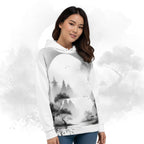 Women's Watercolour-Print Muse Hoodie (No.08)