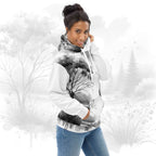 Women's Watercolour-Print Muse Hoodie (No.10)