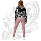 Women's ICN Cropped Windbreaker Print (No.04)