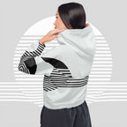 Women's ICN Cropped Windbreaker Print (No.05)