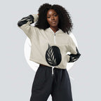 Women's ICN Cropped Windbreaker Print (No.06)