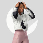 Women's ICN Cropped Windbreaker Print (No.07)