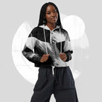 Women's ICN Cropped Windbreaker Print (No.10)