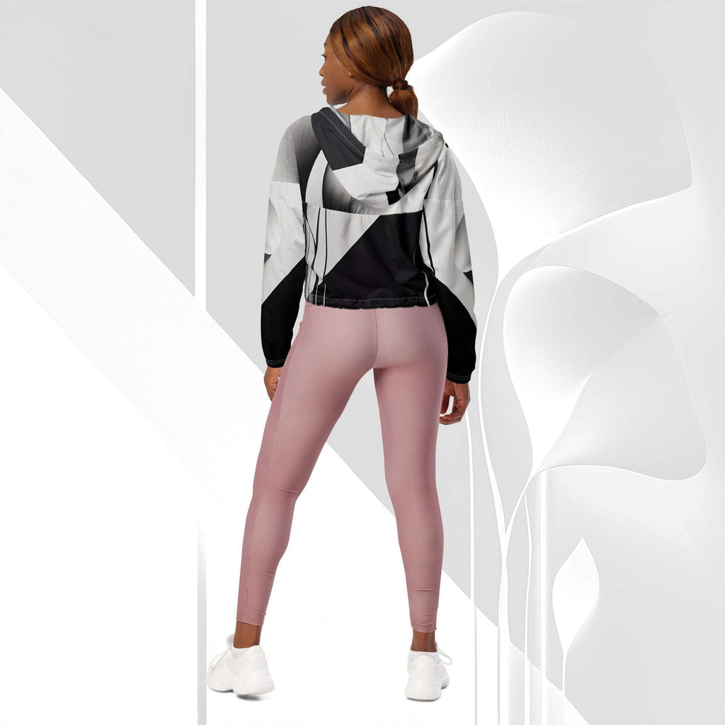 Women's ICN Cropped Windbreaker Print (No.12)