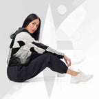 Women's ICN Cropped Windbreaker Print (No.13)