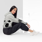 Women's ICN Cropped Windbreaker Print (No.14)