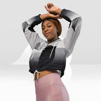 Women's ICN Cropped Windbreaker Print (No.15)