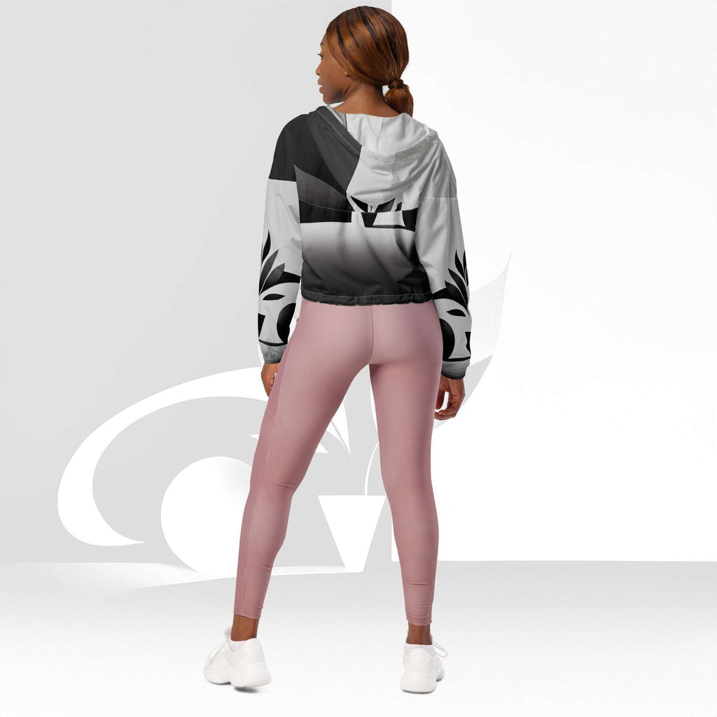 Women's ICN Cropped Windbreaker Print (No.16)