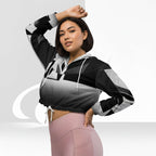 Women's ICN Cropped Windbreaker Print (No.16)