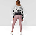 Women's ICN Cropped Windbreaker Print (No.20)