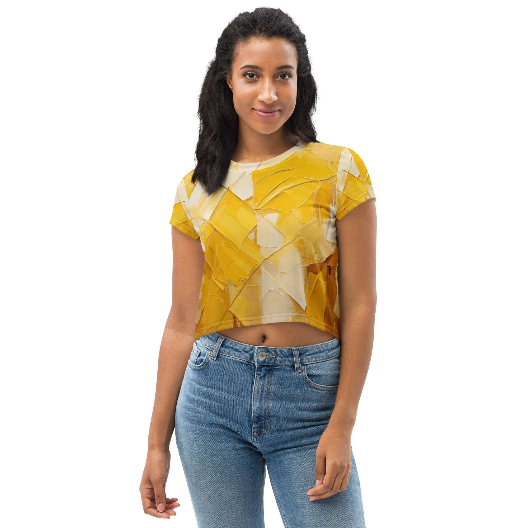 Rich Lemon-20 Crop Tee