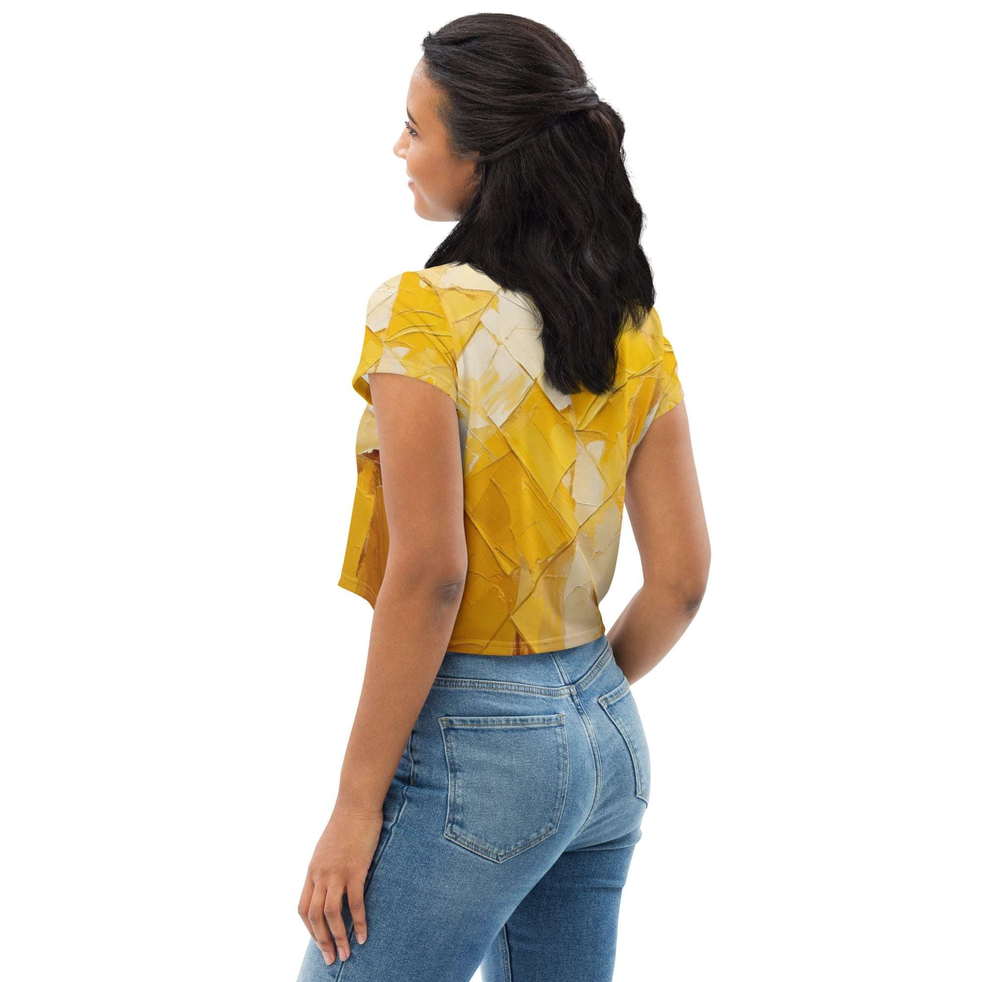Rich Lemon-20 Crop Tee