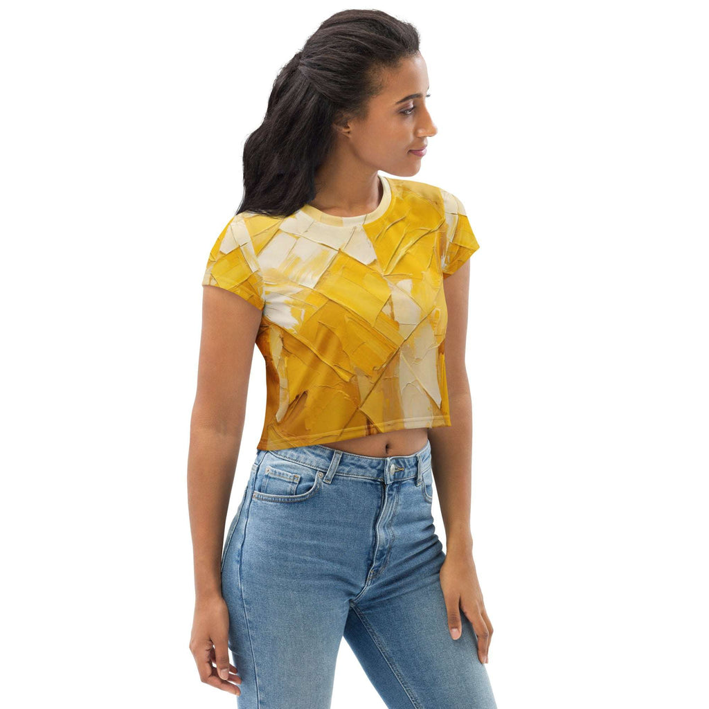 Rich Lemon-20 Crop Tee