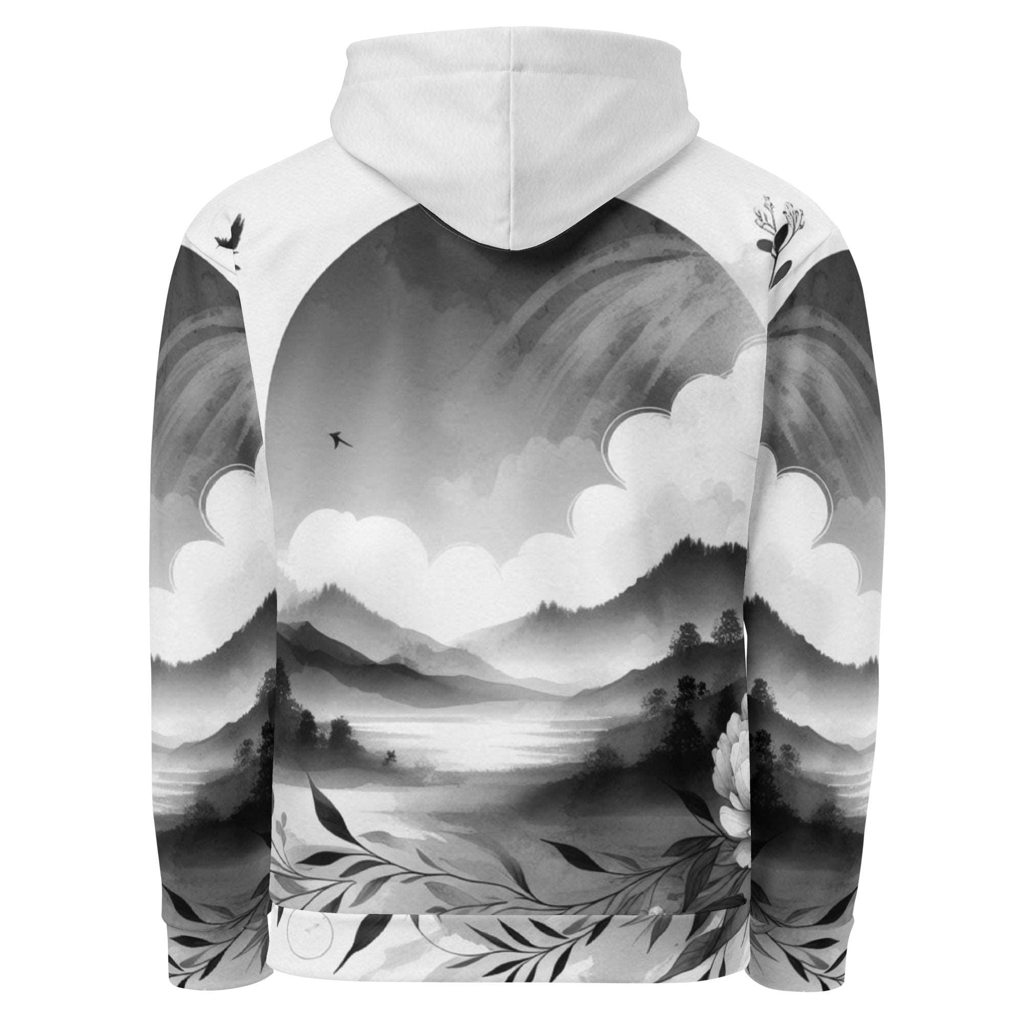 Women's Watercolour-Print Muse Hoodie