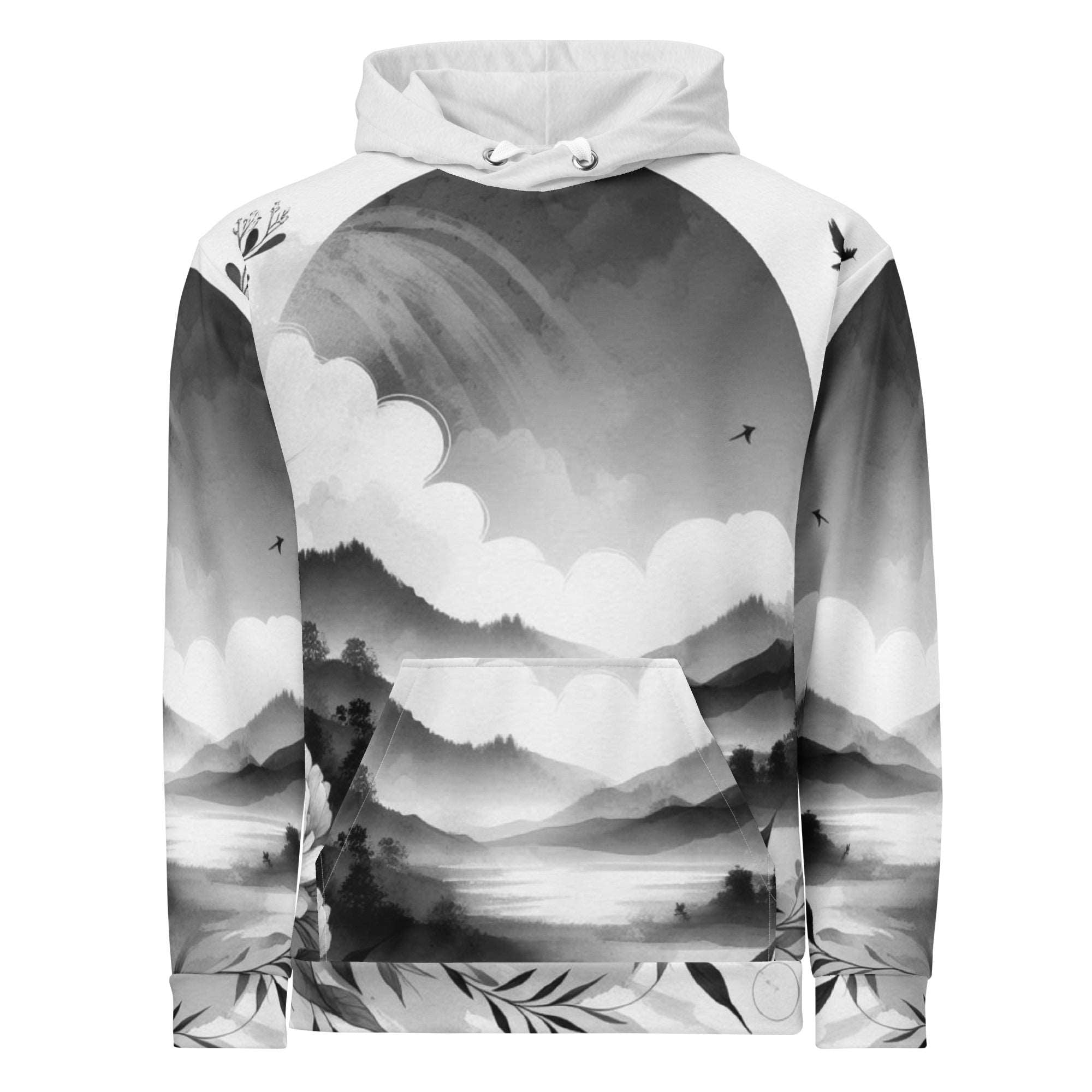 Women's Watercolour-Print Muse Hoodie