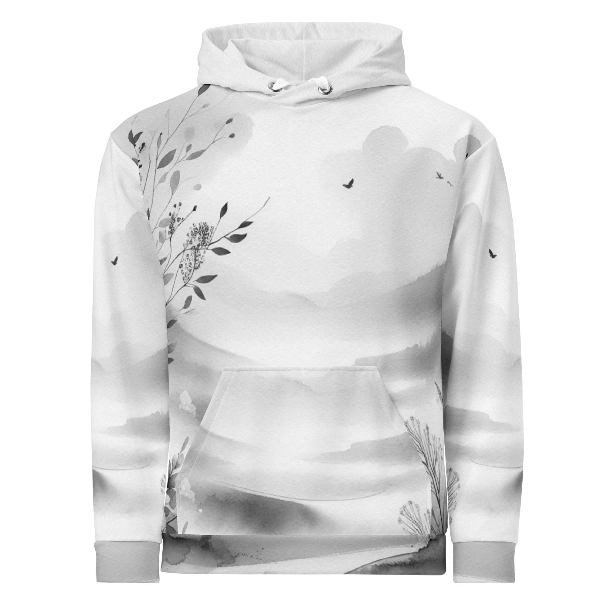 Women's Watercolour-Print-2 Muse Hoodie