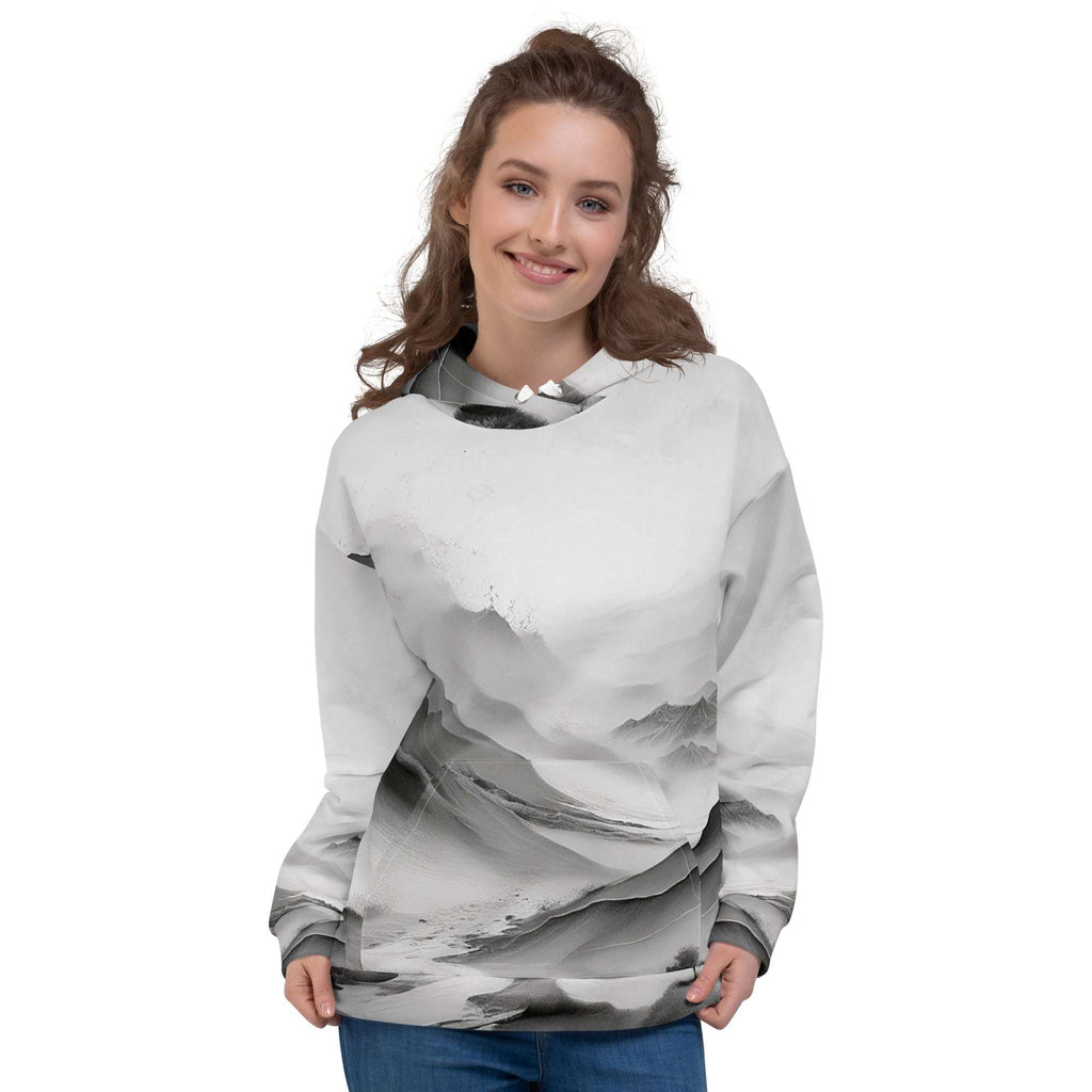 Women's Watercolour-Print Muse Hoodie (No.16)