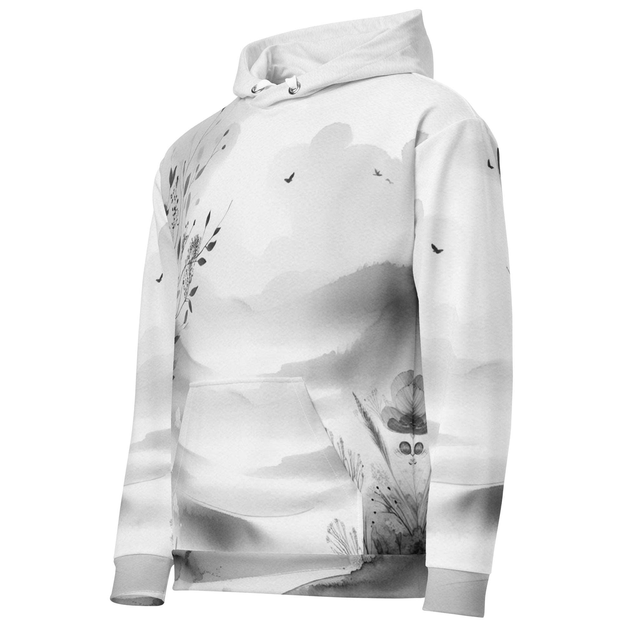 Women's Watercolour-Print-2 Muse Hoodie