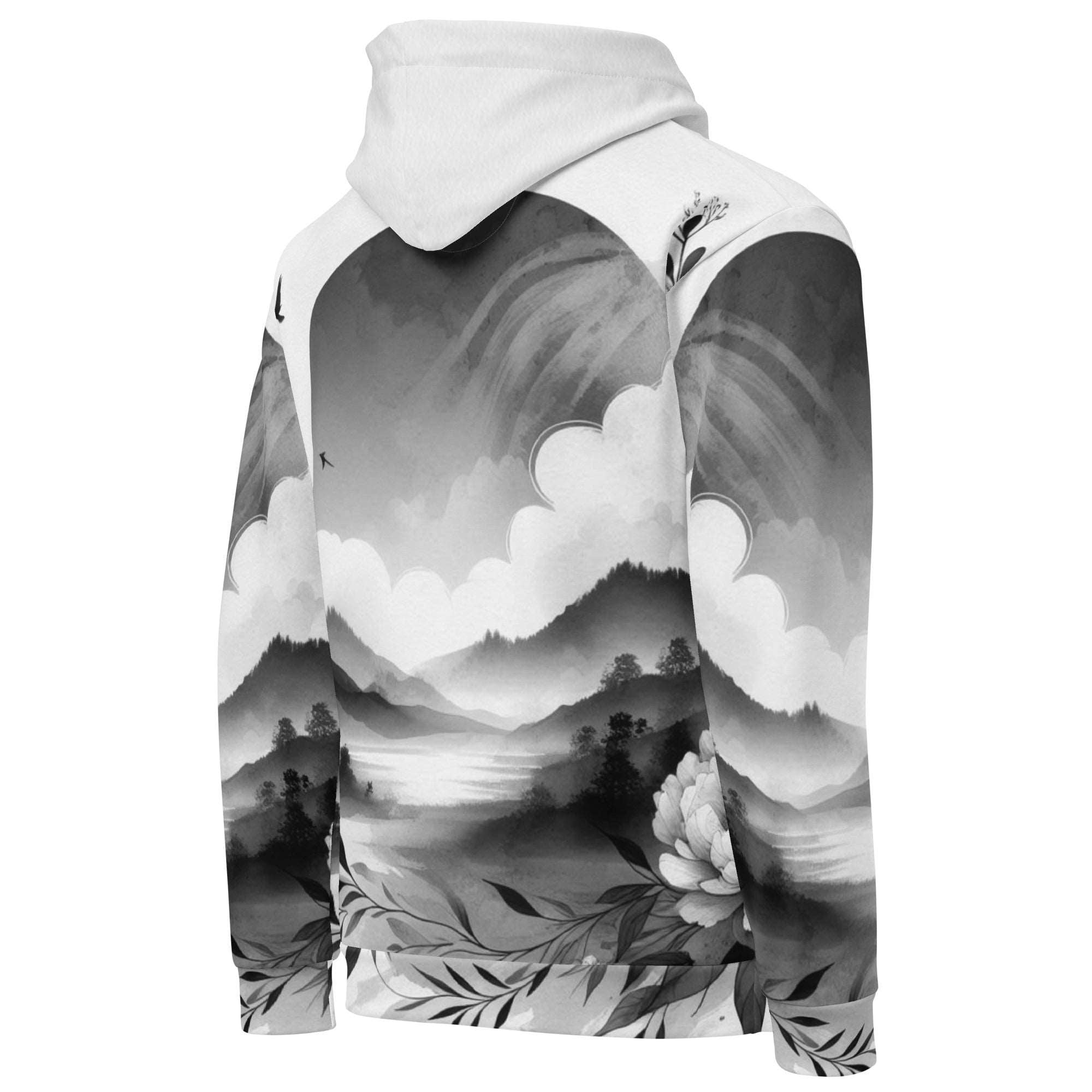 Women's Watercolour-Print Muse Hoodie