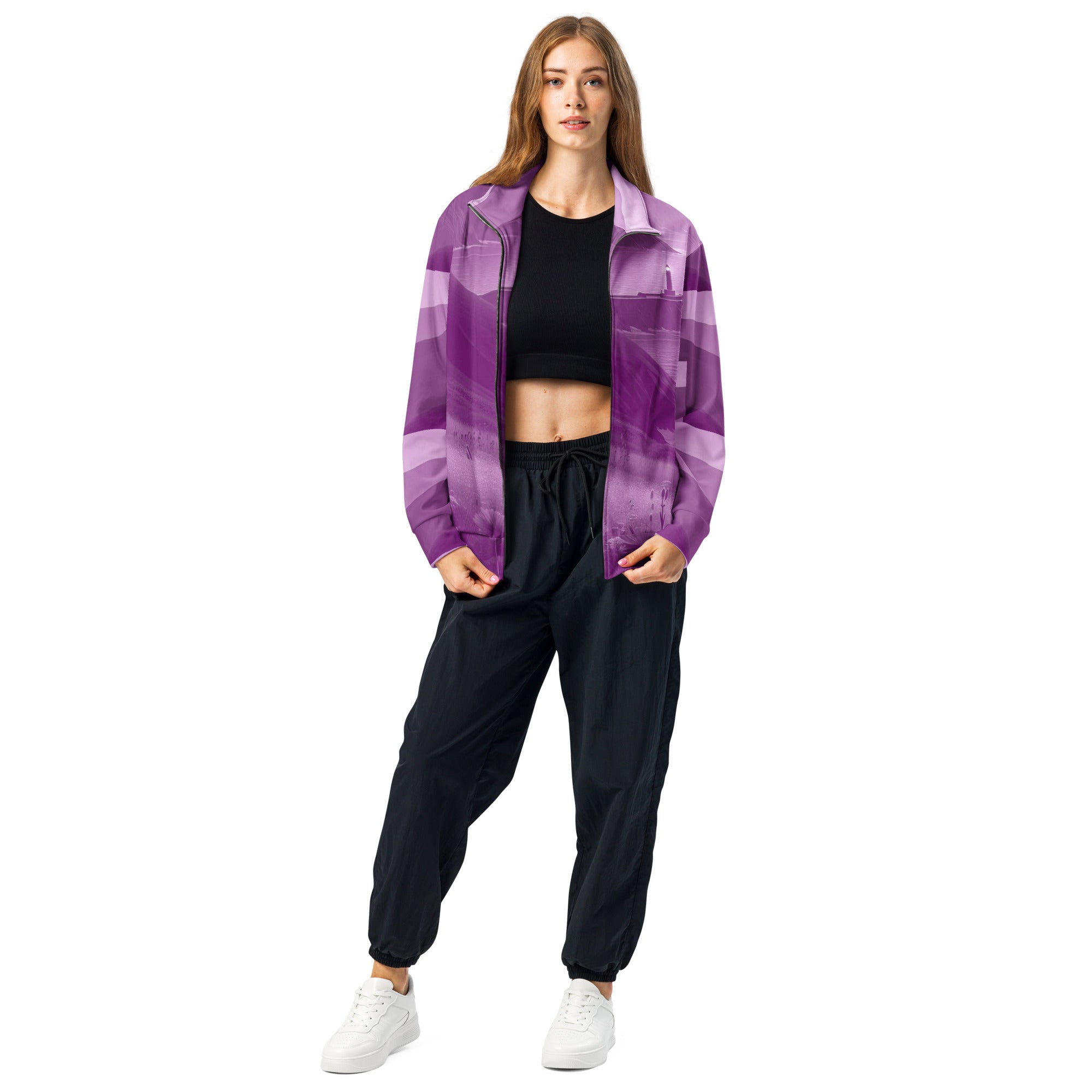 Women's Violet Spectra Jacket Print-5