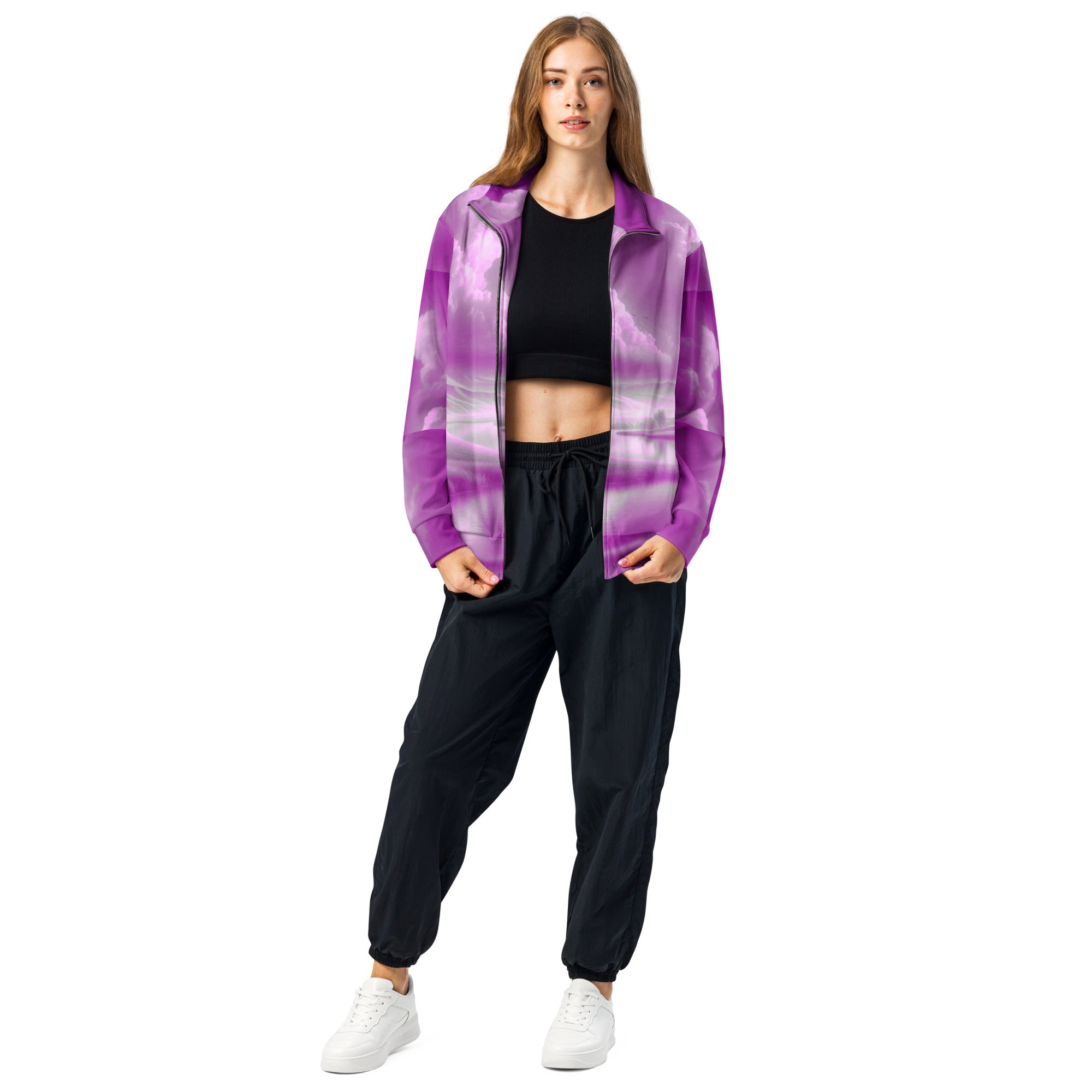 Women's Violet Spectra Jacket Print-2