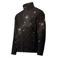 Men’s Constellation Stem Print (No.07) front mockup designer-infused track jacket from Form Finding Design, with an all-over constellation-inspired stem graphic on a sleek zippered silhouette made from soft recycled-fibre fleece, styled for workouts, outdoor wear and everyday streetwear.
