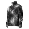 Men’s Constellation Stem Print (No.12) front mockup designer-infused track jacket from Form Finding Design, with an all-over constellation-inspired stem graphic on a sleek zippered silhouette made from soft recycled-fibre fleece, styled for workouts, outdoor wear and everyday streetwear.