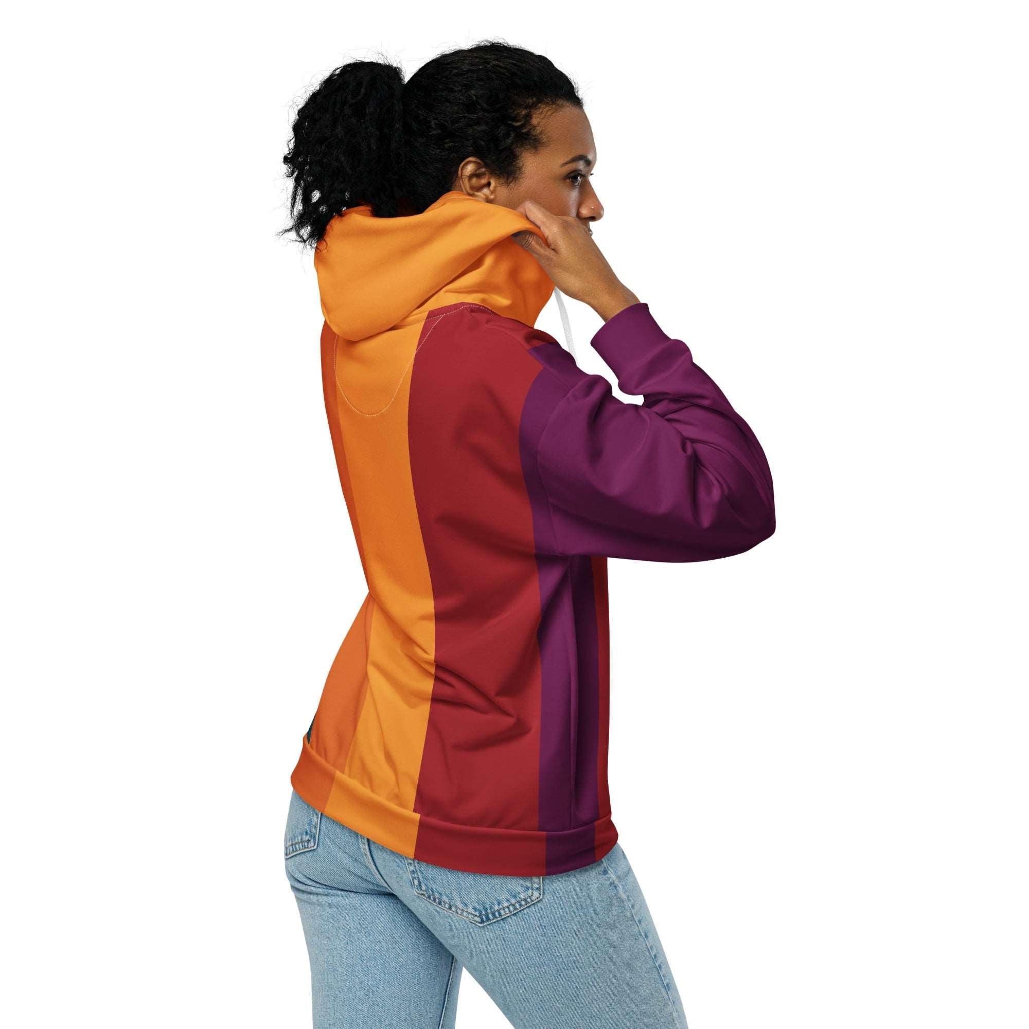 Women's Palette Strip-5 Hoodie