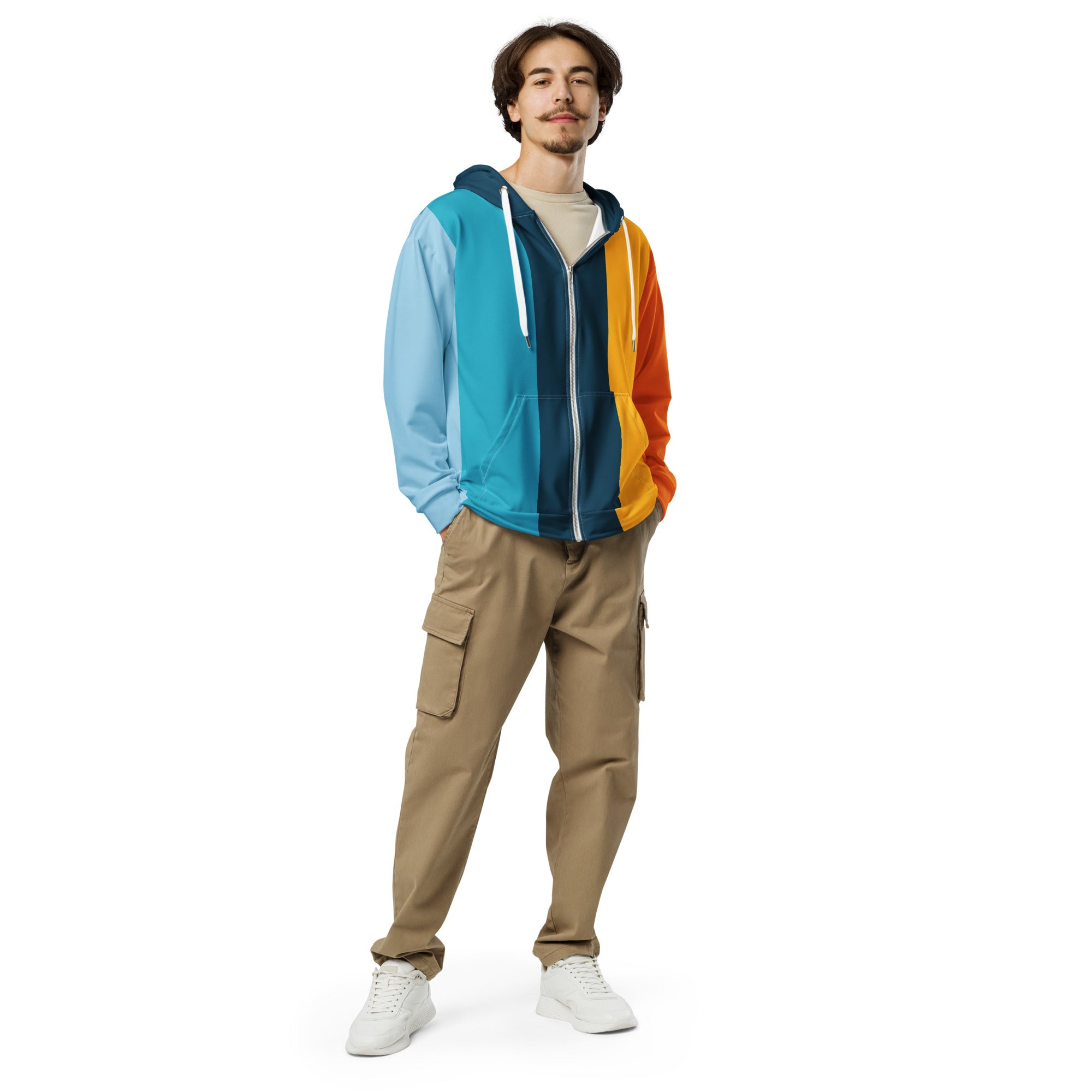 Men's Palette Strip-5 Hoodie