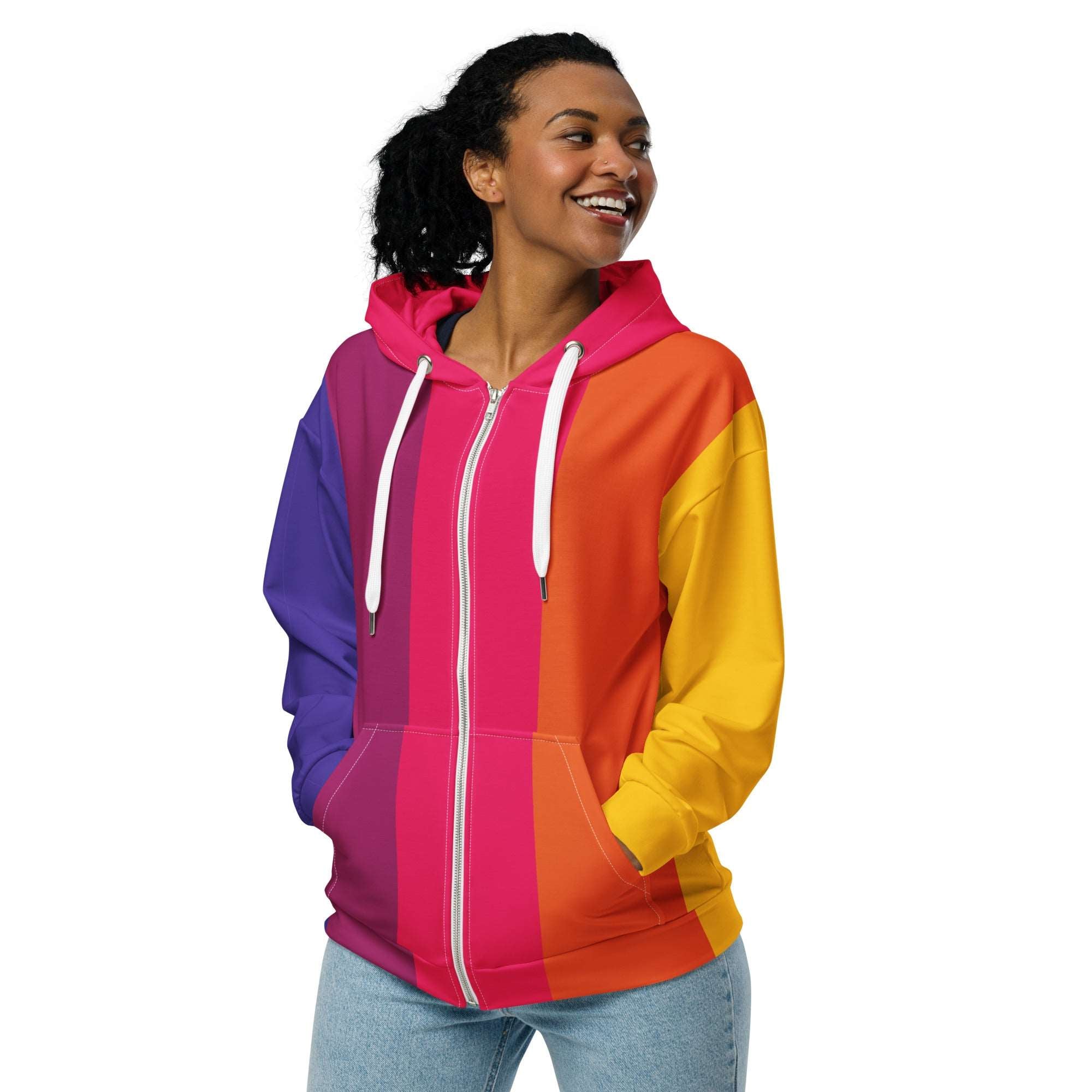 Women's Palette Strip-2 Hoodie