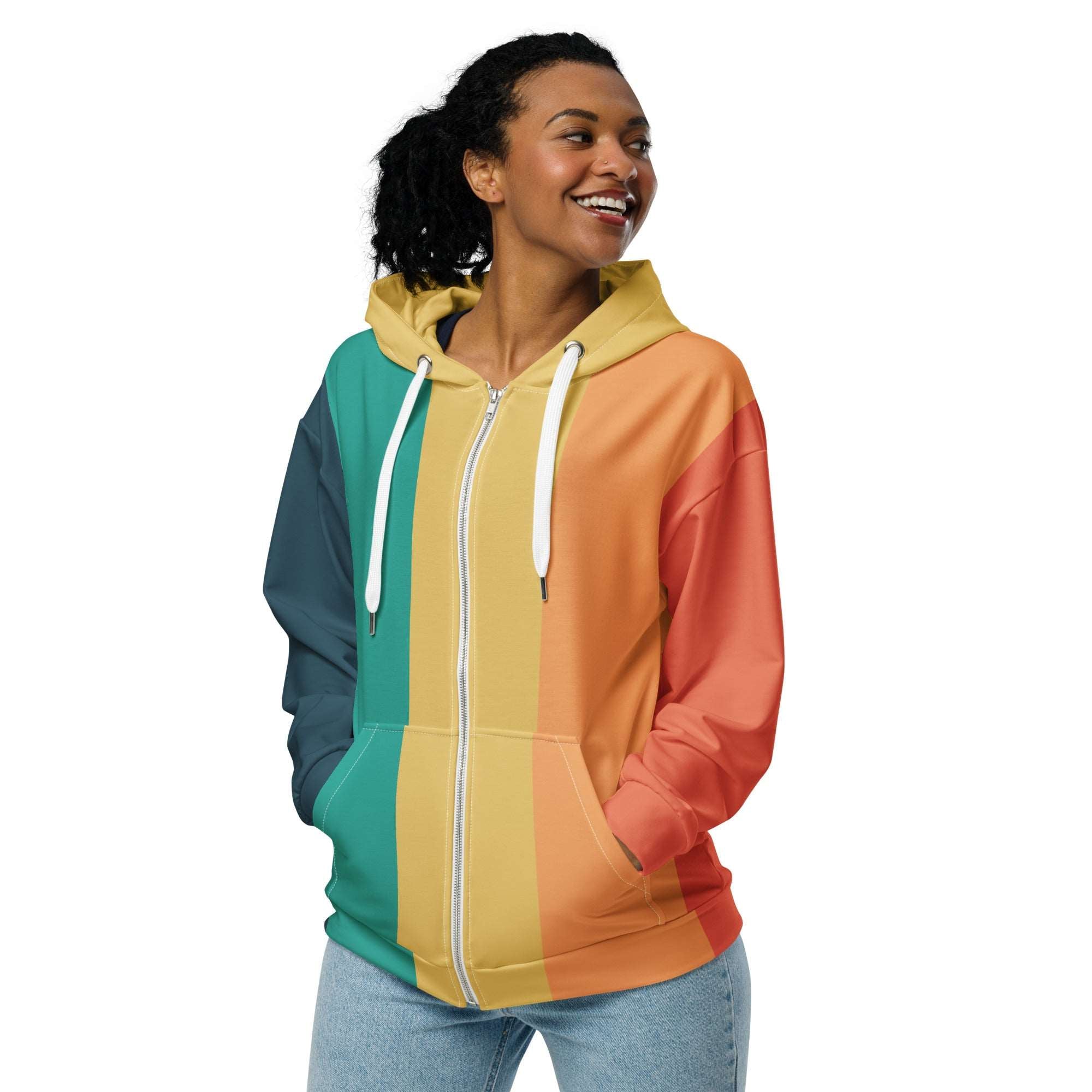 Women's Palette Strip-4 Hoodie